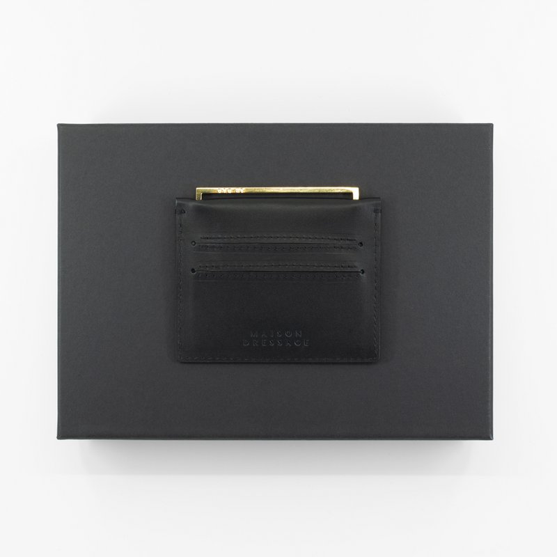 FRAME Kartenhalter - 22 Karat Gold
