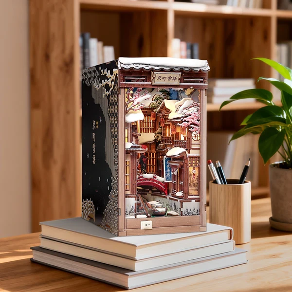DIY Boeknook La Neige in Kyoto Laser Cut Kit