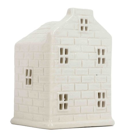 Ceramic house with LED