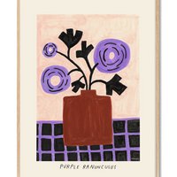 Madelen - Purple Ranuculus