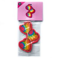 Rainbow Hearts Air Freshener