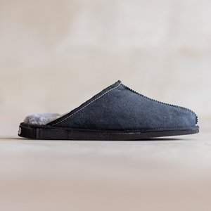 Men's Slipper - Slip-on (Blue / gray)