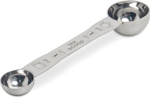 EDO Royal Tea, Dubbele Theescoop (kop & theepot), inox