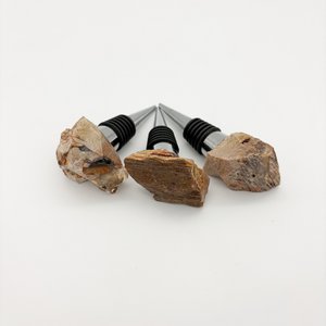 Petrified Wood Wine Stopper