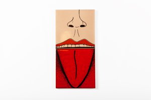 Self-Adhesive Mural 2 tiles, Tongue