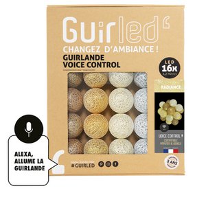 Radiance Voice Control Google en Alexa cotton ball light guirlande