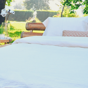 Dekbedovertrek 140x220cm (60'x90 ') natuurlijke gestreepte