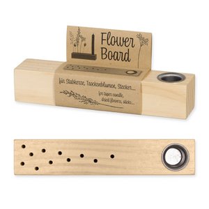 Bloemenbord "Kaarsen/droogbloemenhouder."