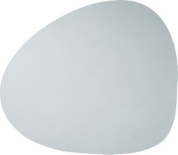 Skinnature dækkeserviet | genbrugslæder | Småsten 40x46 cm