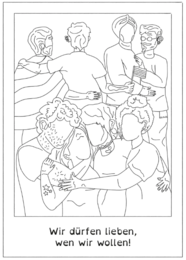 I YOU WE - Votre livre de coloriage comprenant des crayons de couleur chair