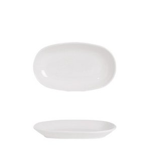 BORD OVAAL 15X9 CM CANDEM WIT