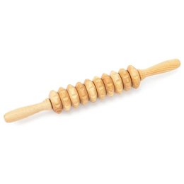 Wooden Cellulite Massage Body Roller Lymphatic Drainage Massager Maderotherapy