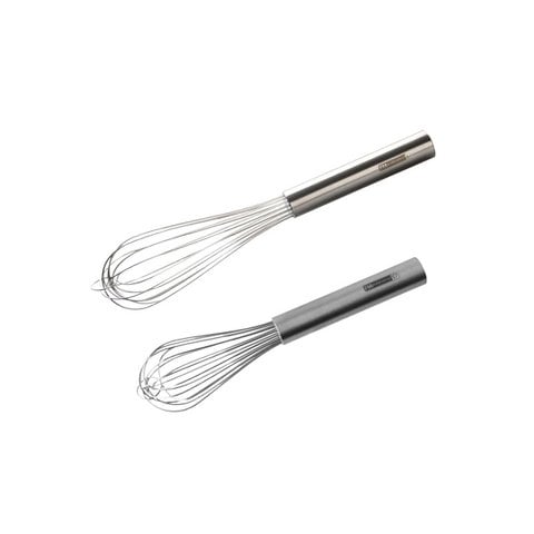 Set van 2 roestvrijstalen keuken- of banketkloppers 25 cm en 30 cm FM Professional Pâtisserie