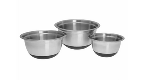 Set od 3 čelične posude s neklizajućom podlogom – 1.6L, 3L i 5L