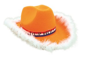 Cowboyhoed oranje