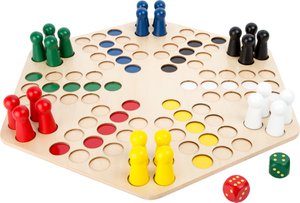 Ludo Für 6 Spieler | Gesellschaftsspiele | Holzspielzeug