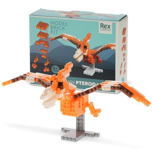 Bouw je eigen dinosaurusmodel bakstenen kit - pterodactyl
