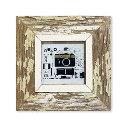 Fotografie - Samenstelling van 2 teruggewonnen houten lijsten