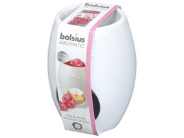  Bolsius Aromatic waxbrander ellips WIT is a white, elliptical wax and oil burner. It features a simple, modern design and is suitable for use with various scented waxes or oils to create a pleasant ambiance.