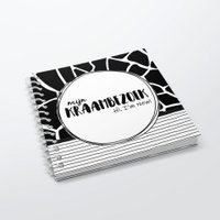 Invulboek SilliBeads - Mijn Kraambezoek Invulboek - Hardcover Wire-o (REEKS ZWART/WIT)