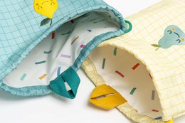 Borsa con cordoncino Pedro la pera per bambini