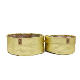 SIZO Paper Bag Gold with waterproof biodegradable liner