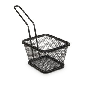 PRESENTATIEMANDJE ZWART 10x9 CM