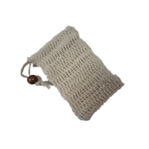 Sisal soap bag with bead