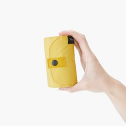 Shupatto compact foldable shopping bag size L - Mustard (Karashi)