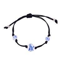 Bracelet mill and flowers (adjustable)