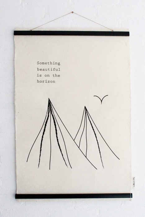 Mountain wall art 50 x 70 cm