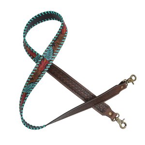 Myra Bag Leafy Strap handtooled