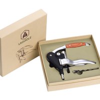 LAGUIOLE TIRE CORKSCREW PACKAGE WOOD HANDLE