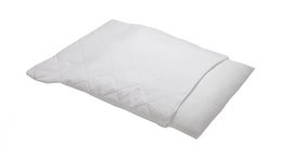 A white, rectangular pillow protector measuring 60x70 cm, designed to cover and protect a pillow.
