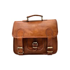 MAHIMA-tas van echt geitenleer