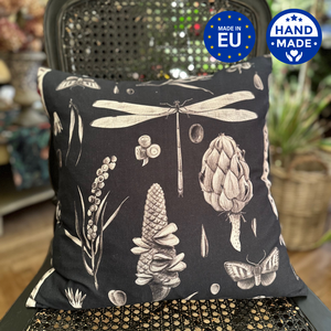 Kussensloop 45x45cm, 100% katoen | Zaden koolstof