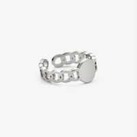 Ring Cassi versilbert