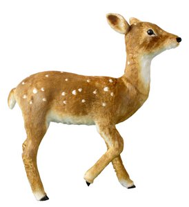 Farmwood -Tiere - Bambi mit erfundenem Bein 82 × 25 × 90 cm