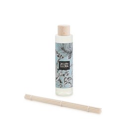 Refill for Mikado diffuser with Mediterranean forest fragrance, 250ml/8.45 fl.oz. Diffuser refill with floral and woody notes, suitable for home fragrance.