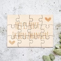Pregnancy Announcement Wooden Puzzle | It's party time... I'm pregnant!