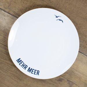 Porcelain plate More sea