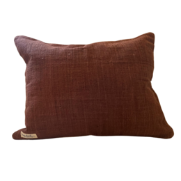 Fodera per cuscino decorativo marrone Dokmai