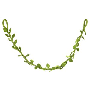 Handgemaakte vilt biologisch afbreekbare Maretak Garland kerstversiering