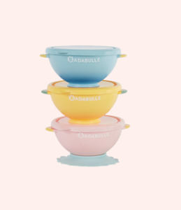 3 rutschfeste Schüsseln