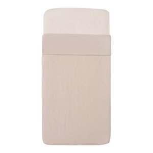 Tuck-Inn Decke für Kinderbett, 40 x 80 cm, Wellen, weicher Sand