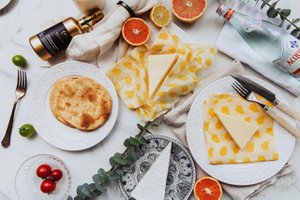 Bienenwachstuch Käse 3er Set