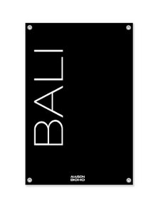 Outdoor Tuinposter | Bali | Black | 70x100cm