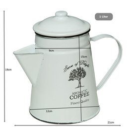Emaljeret kaffekande