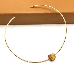 Roher Edelstein Choker - Tigerauge