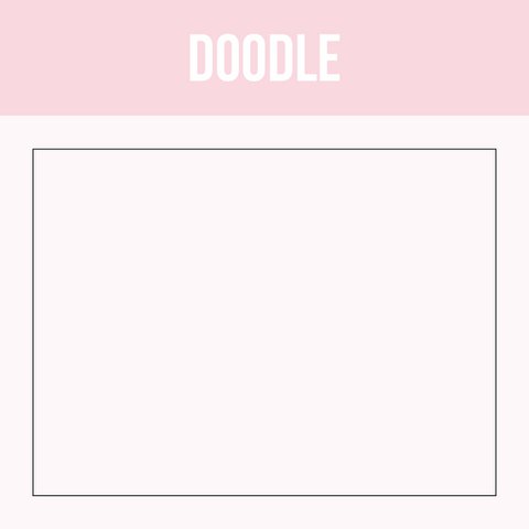 Mini Doodle Block, pro 5 Stück